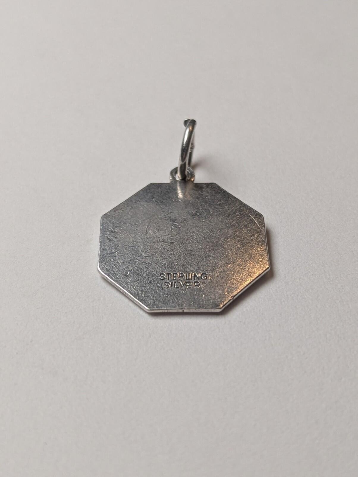 Vintage Sterling Silver St Christopher Pendant | 2.43g | 925 Silver - Image 5