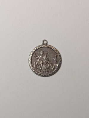 Vintage Sterling Silver St Christopher Pendant | 2.06g | 925 Silver