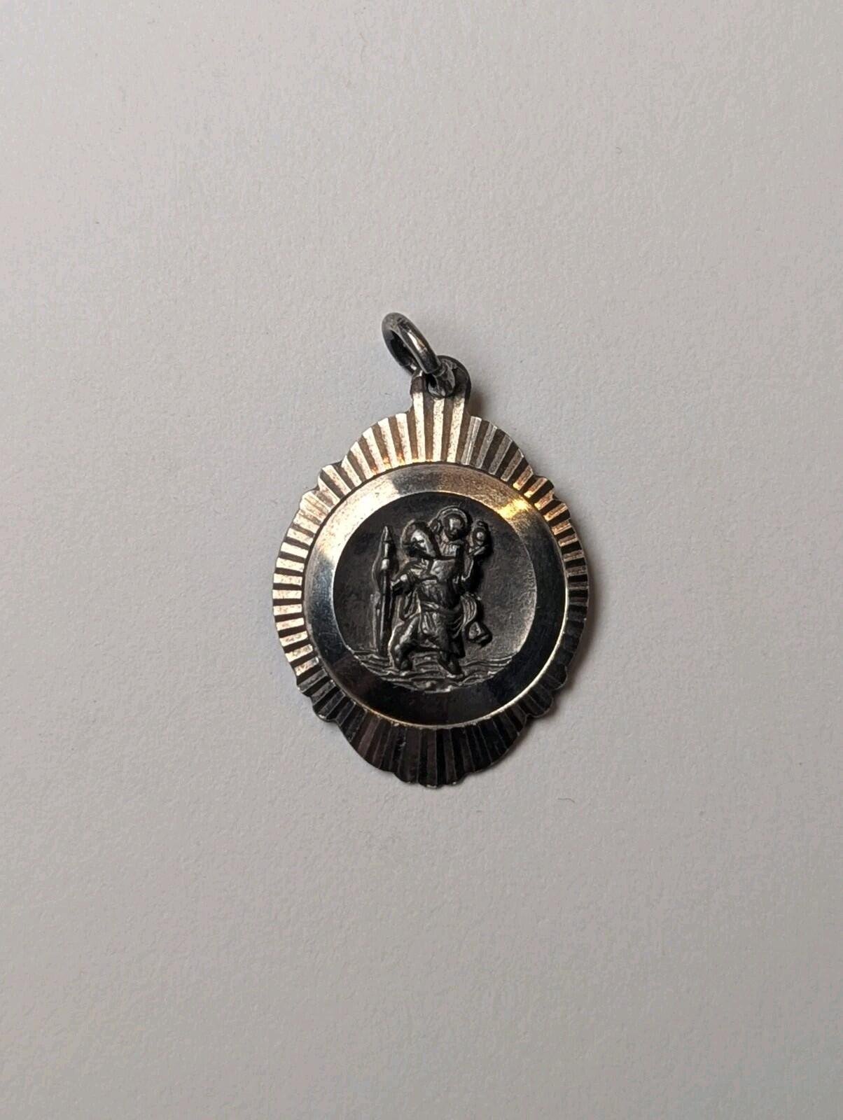 Vintage Sterling Silver Georg Jensen St Christopher Pendant | 3.67g | 925 Silver - Image 4