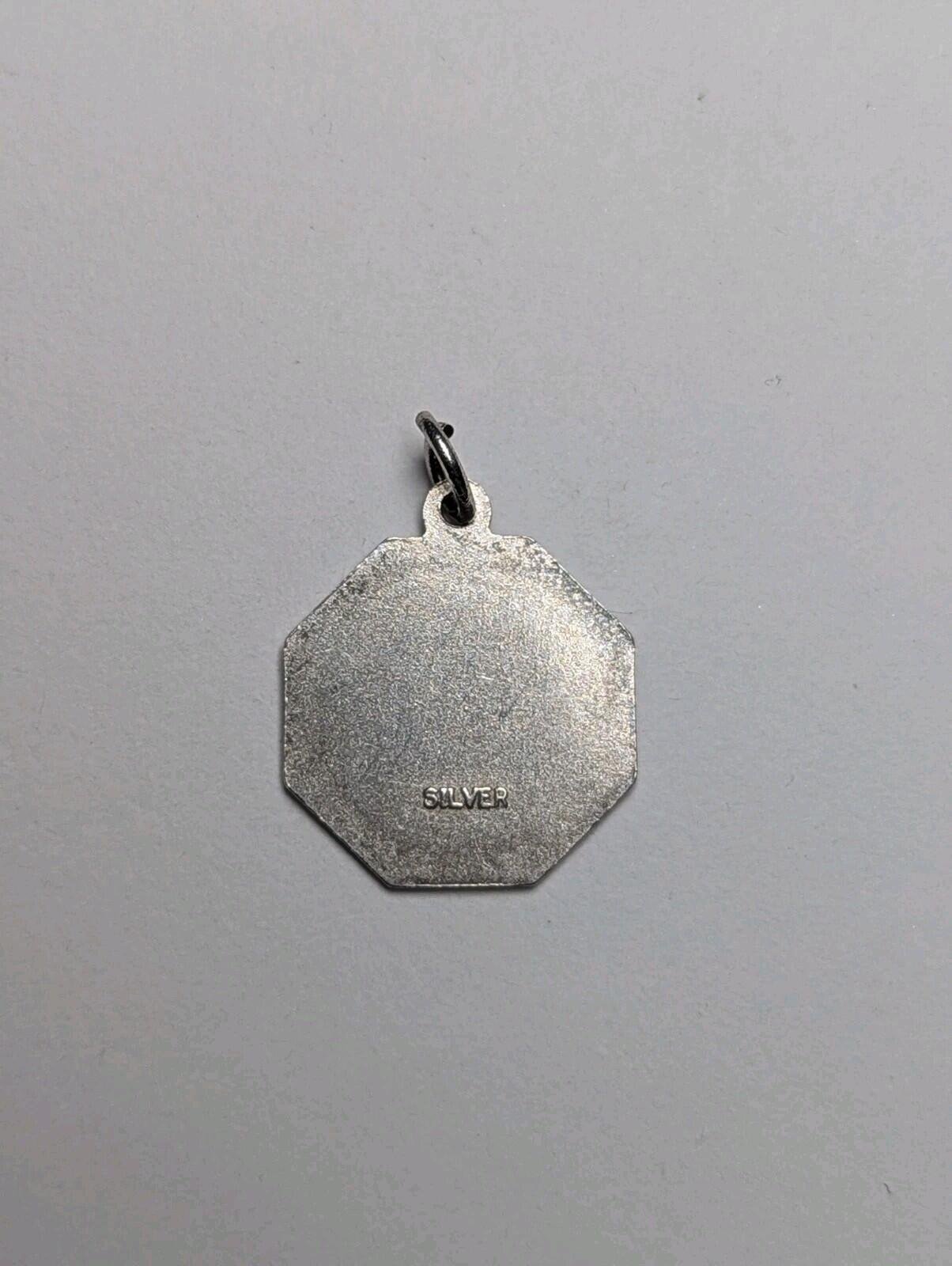 Vintage Sterling Silver St Christopher Pendant | 1.11g | 925 Silver - Image 6