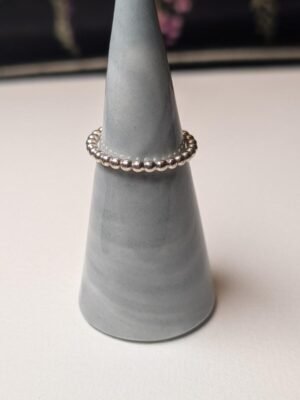 Genuine Sterling Silver Pandora Bubble Stacking Ring | Size N 1/2 | S925 ALE