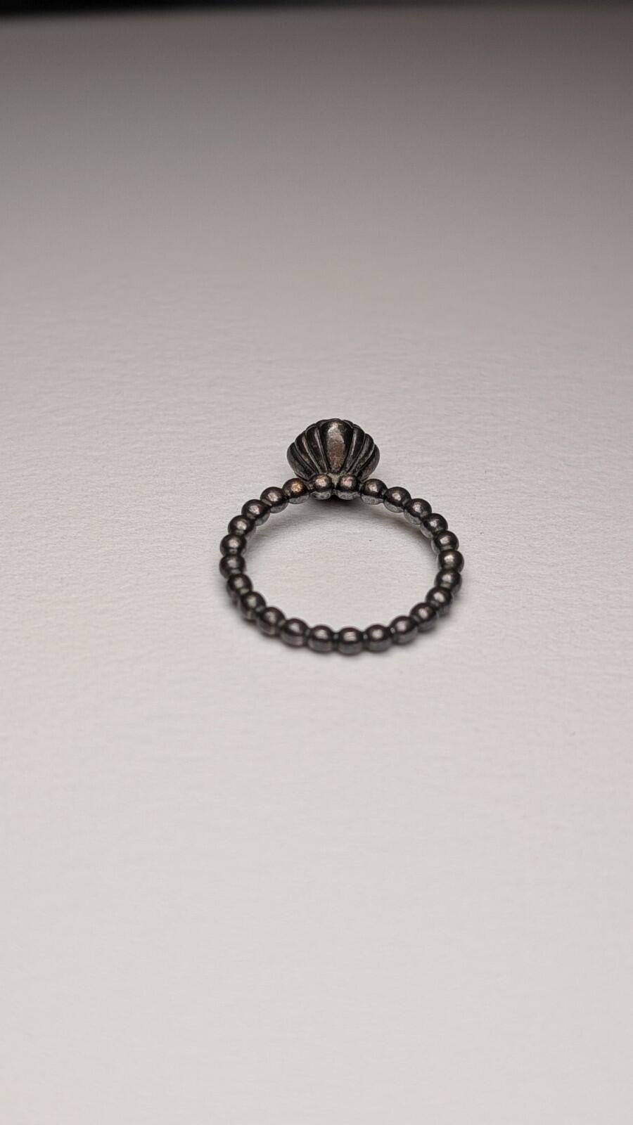 Genuine Sterling Silver Pandora June Moonstone Birthstone Ring | Size K | S925 - Image 4