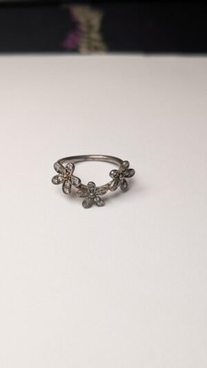 Genuine Sterling Silver Pandora Flower Ring | Size I 1/2 | S925 ALE Silver