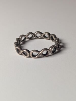 Genuine Sterling Silver Pandora Infinite Shine Infinity Ring | Size S | S925 ALE
