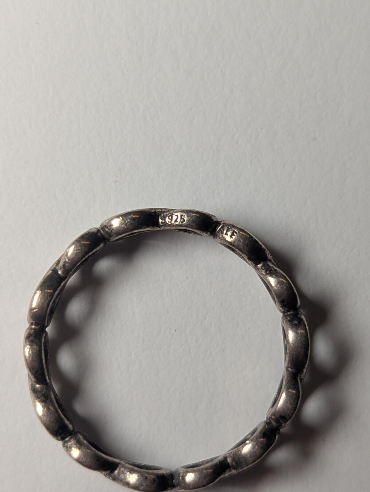 Genuine Sterling Silver Pandora Infinite Shine Infinity Ring | Size S | S925 ALE - Image 6
