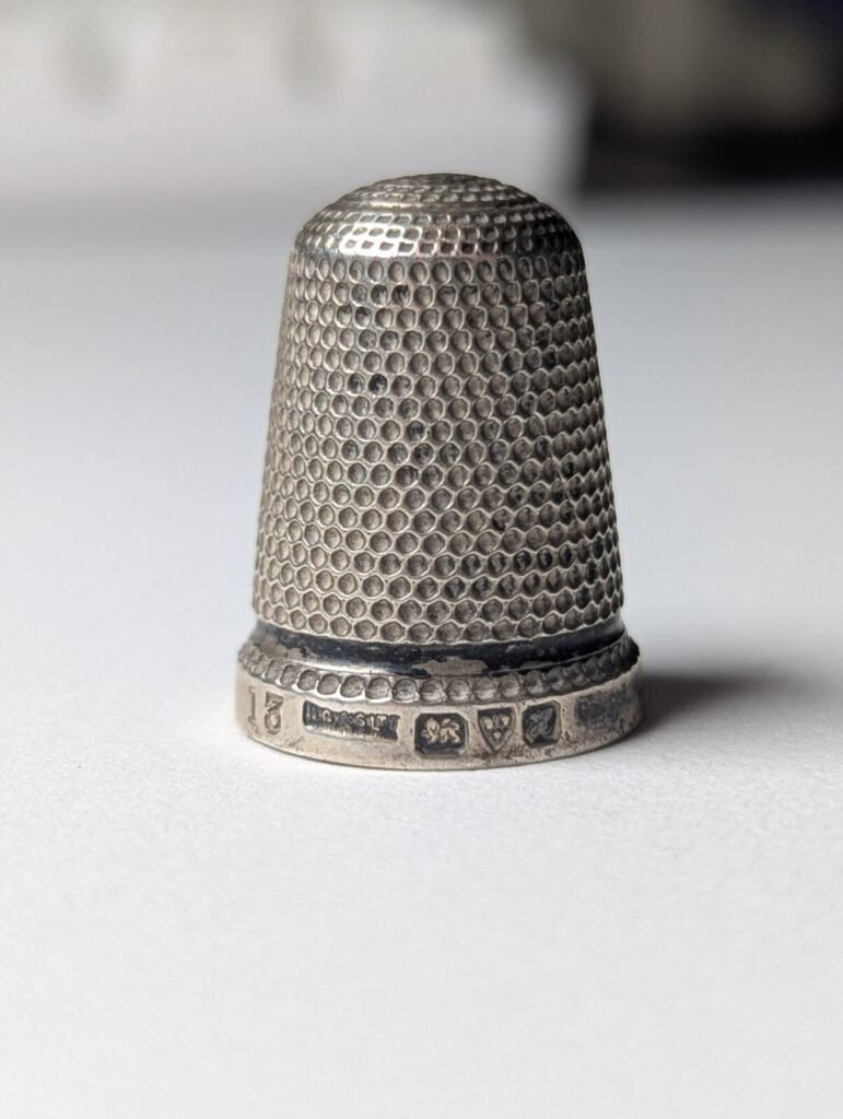 Antique Sterling Silver 1908 Chester Thimble | Weight: 2.66g