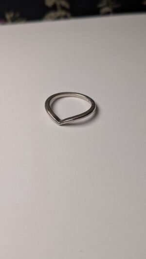 Genuine Sterling Silver Pandora Wishbone Ring | Size K 1/2 | S925 ALE Silver