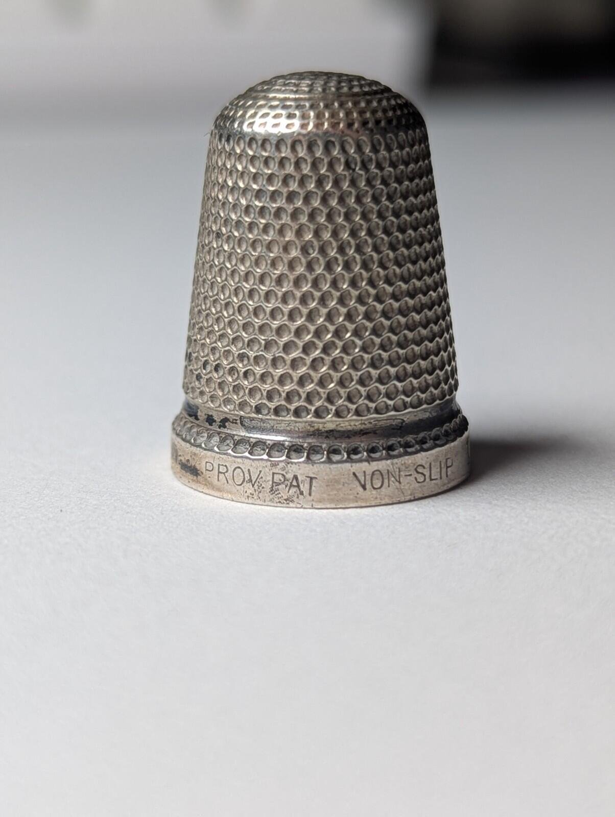 Antique Sterling Silver 1908 Chester Thimble | Weight: 2.66g - Image 3