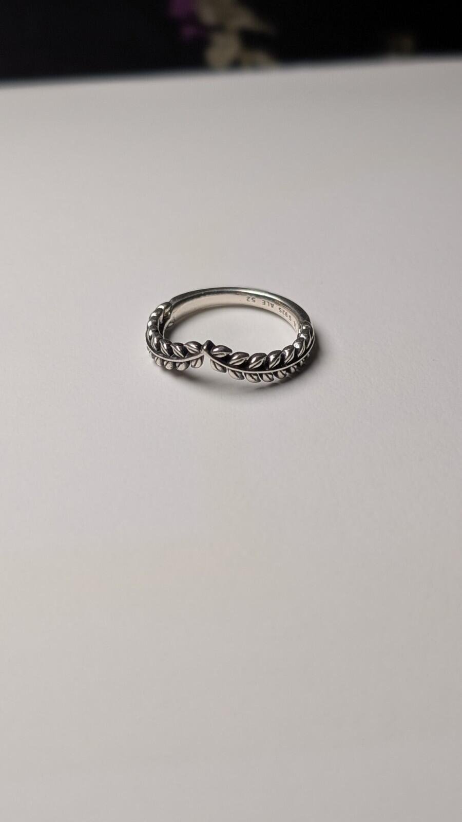 Genuine Sterling Silver Pandora Wishbone Ring | Size M | S925 ALE Silver - Image 2