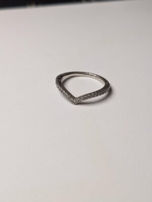 Genuine Sterling Silver Pandora Wishbone Ring | Size K | S925 ALE Silver