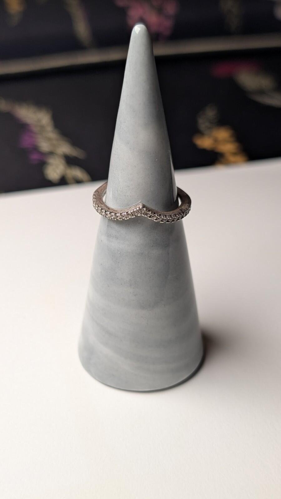 Genuine Sterling Silver Pandora Wishbone Ring | Size K | S925 ALE Silver - Image 6