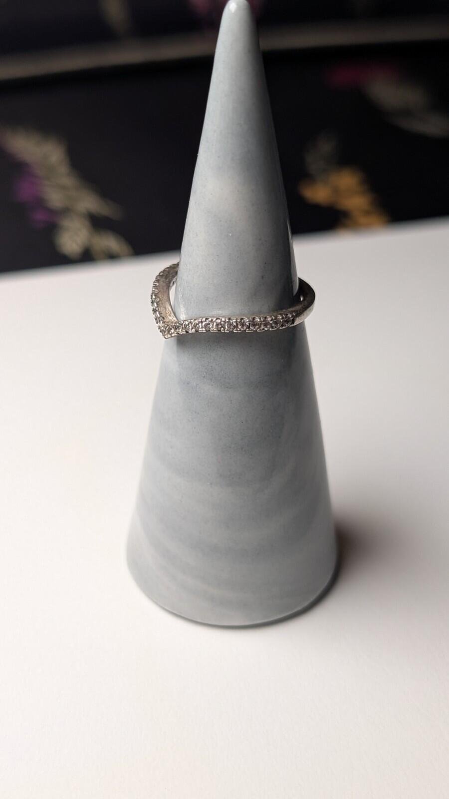 Genuine Sterling Silver Pandora Wishbone Ring | Size K | S925 ALE Silver - Image 7
