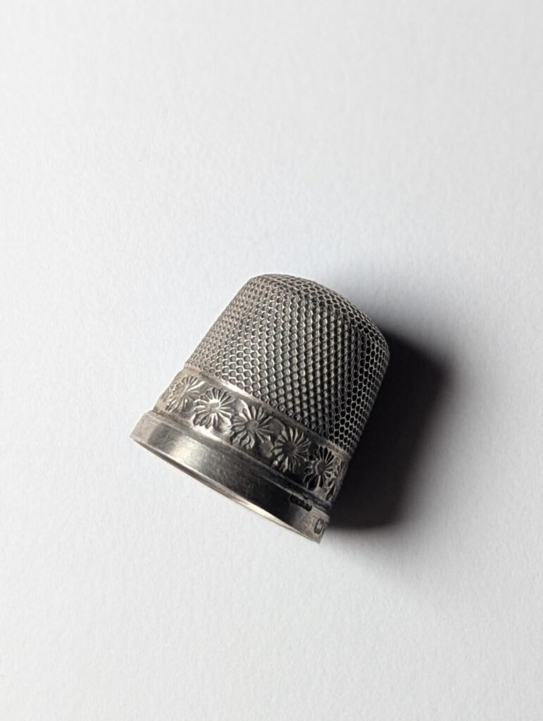 Antique Sterling Silver 1921 Chester England Thimble | Weight: 2.25g
