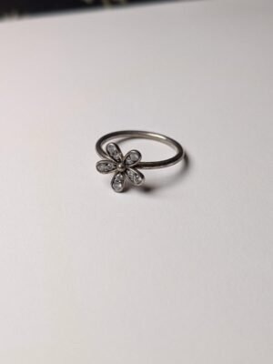 Genuine Sterling Silver Pandora Flower Ring | Size I 1/2 | S925 ALE Silver