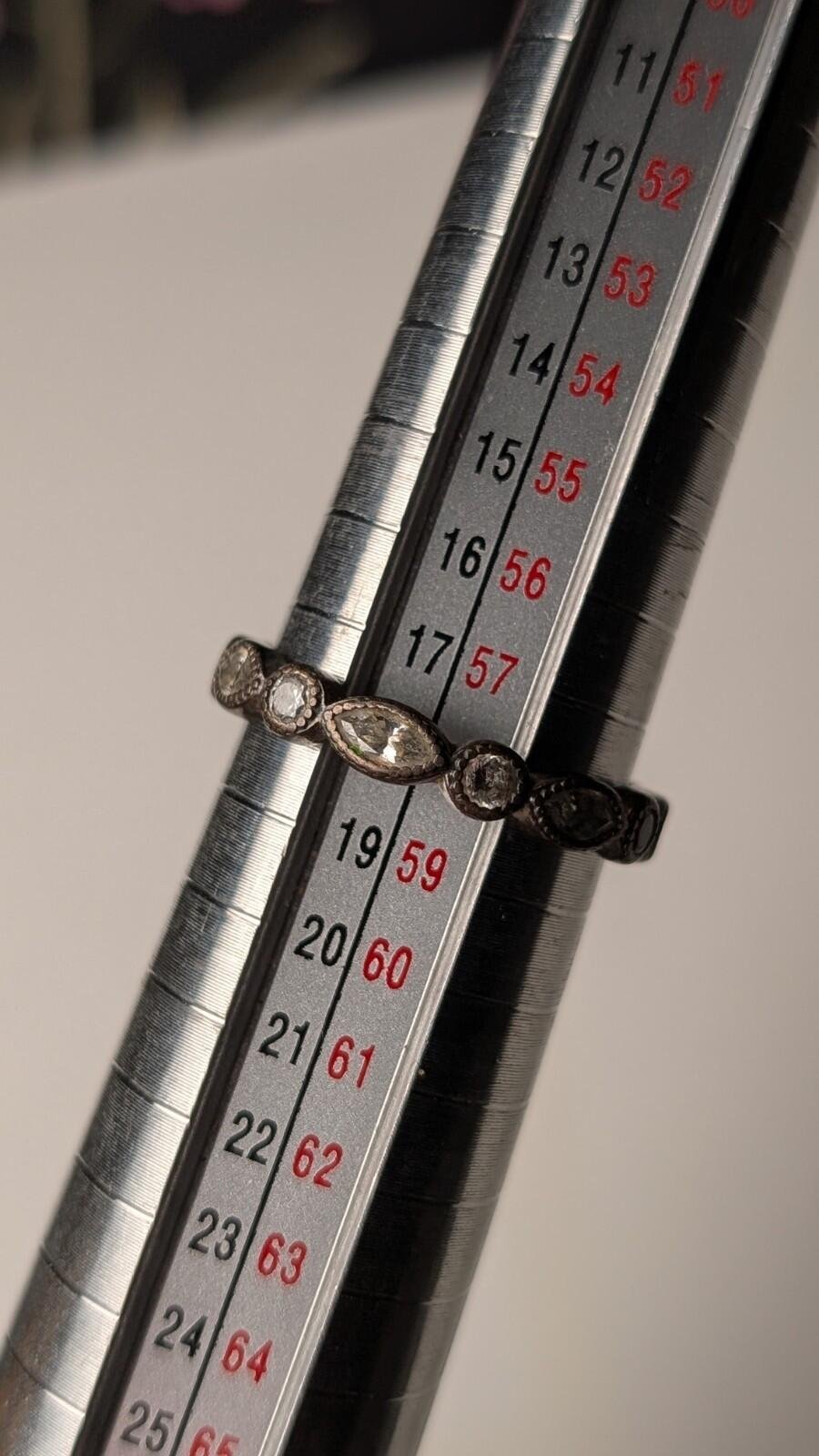 Genuine Sterling Silver Pandora CZ Ring | Size Q 1/2 | S925 ALE Silver - Image 4