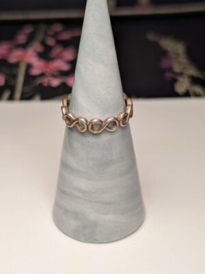 Genuine Sterling Silver Pandora Infinity Ring | Size N 1/2 | S925 ALE Silver