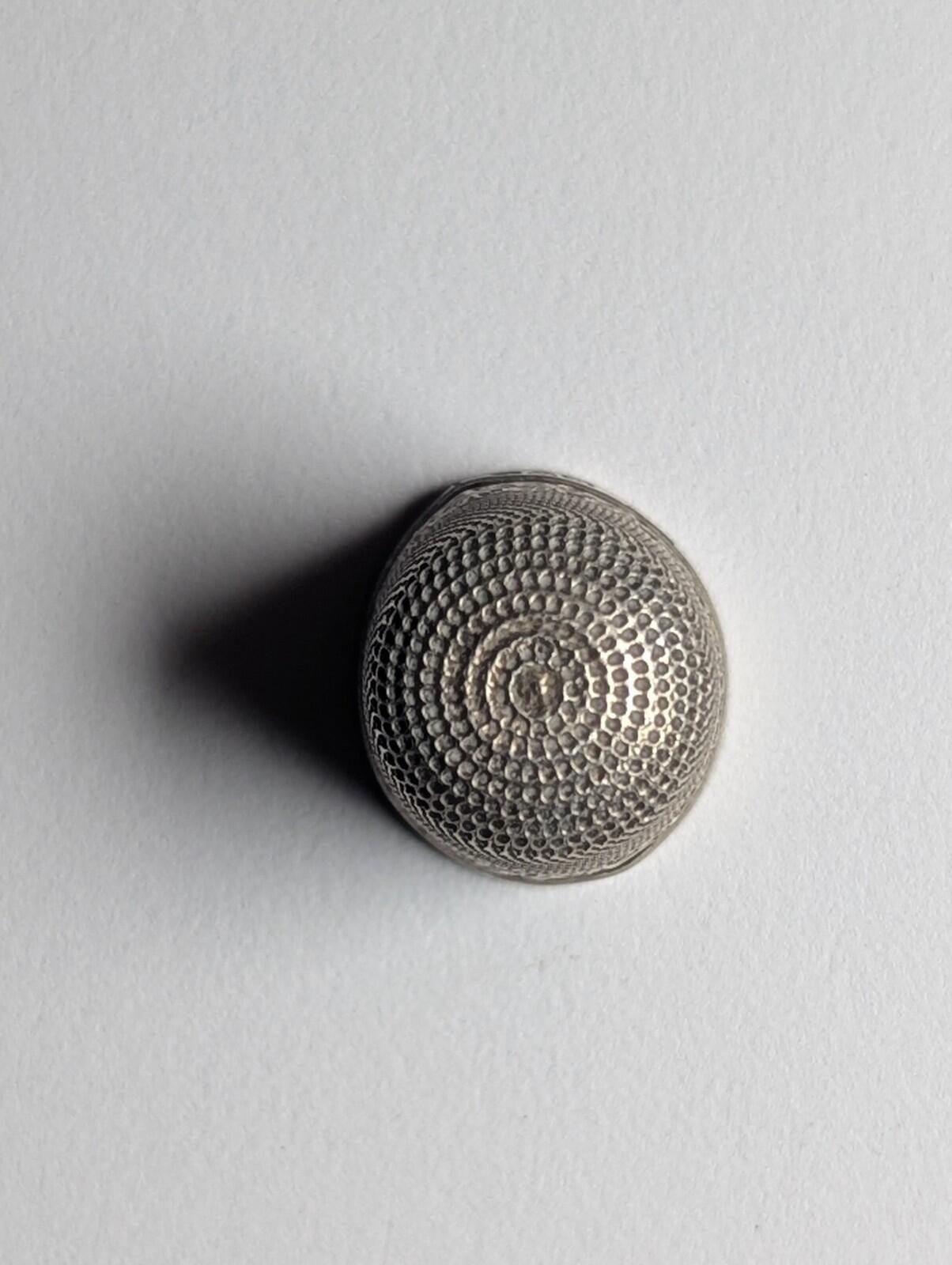 Antique Sterling Silver 1921 Chester England Thimble | Weight: 2.25g - Image 6