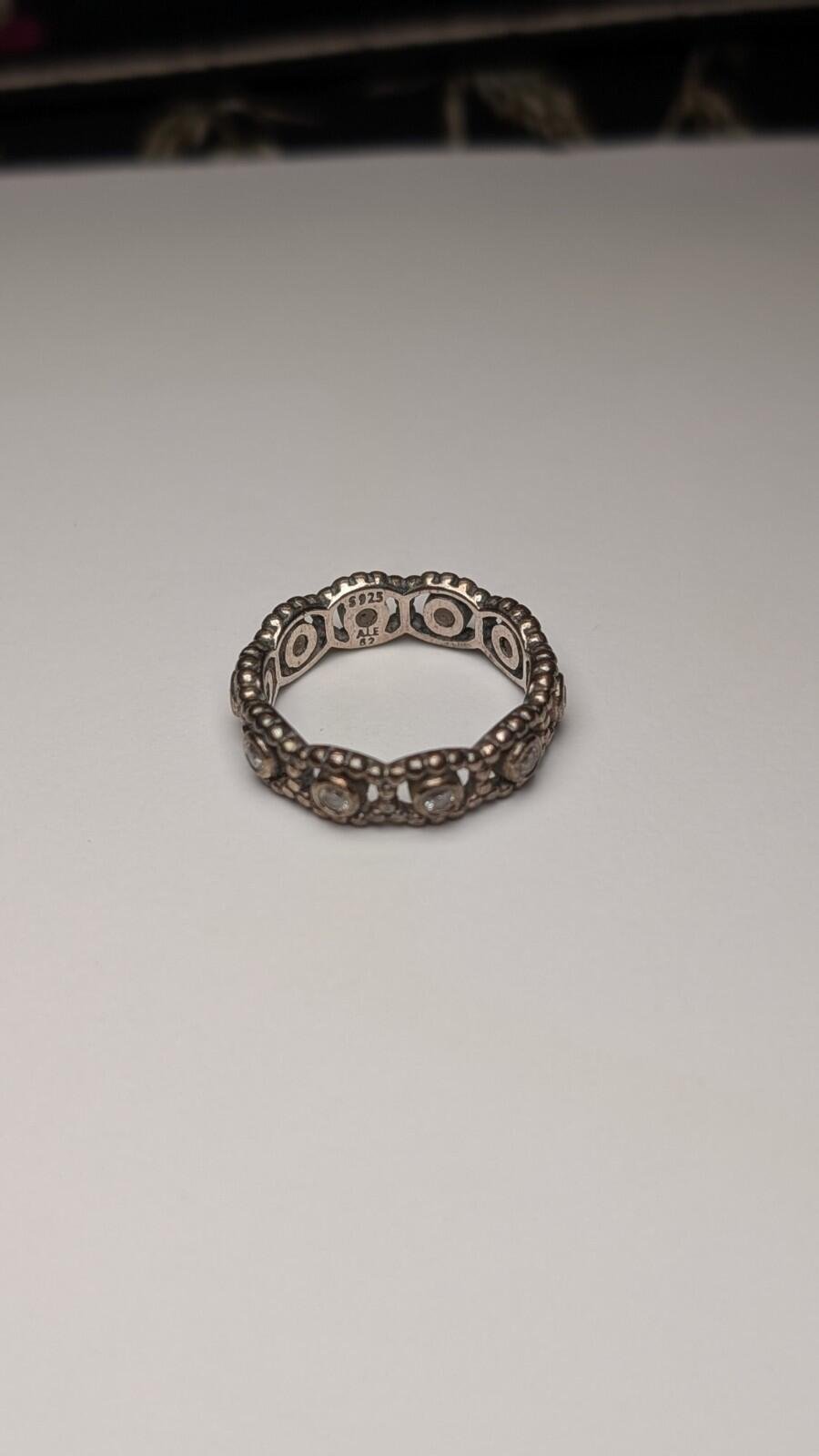 Genuine Sterling Silver Pandora Ring | Size L 1/2 | S925 ALE Silver - Image 2