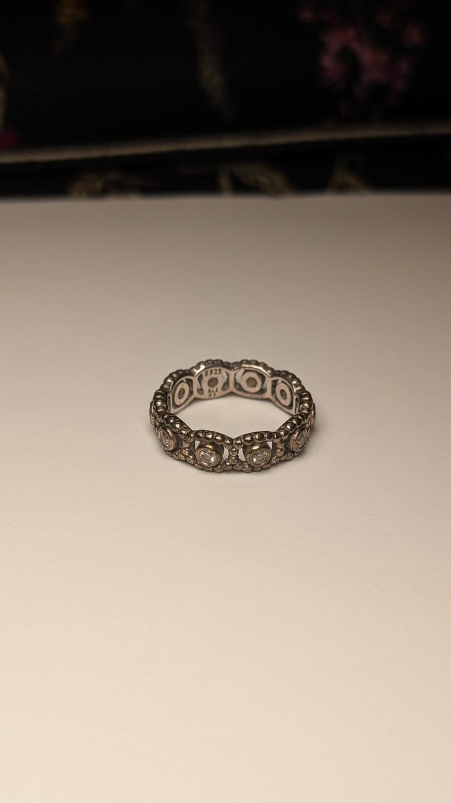 Genuine Sterling Silver Pandora Ring | Size L 1/2 | S925 ALE Silver - Image 3