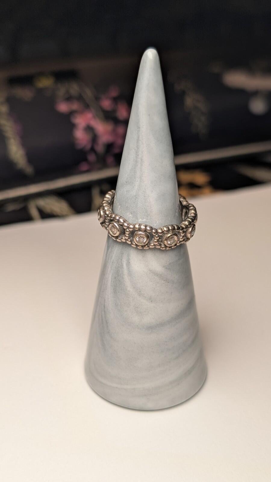 Genuine Sterling Silver Pandora Ring | Size L 1/2 | S925 ALE Silver - Image 5