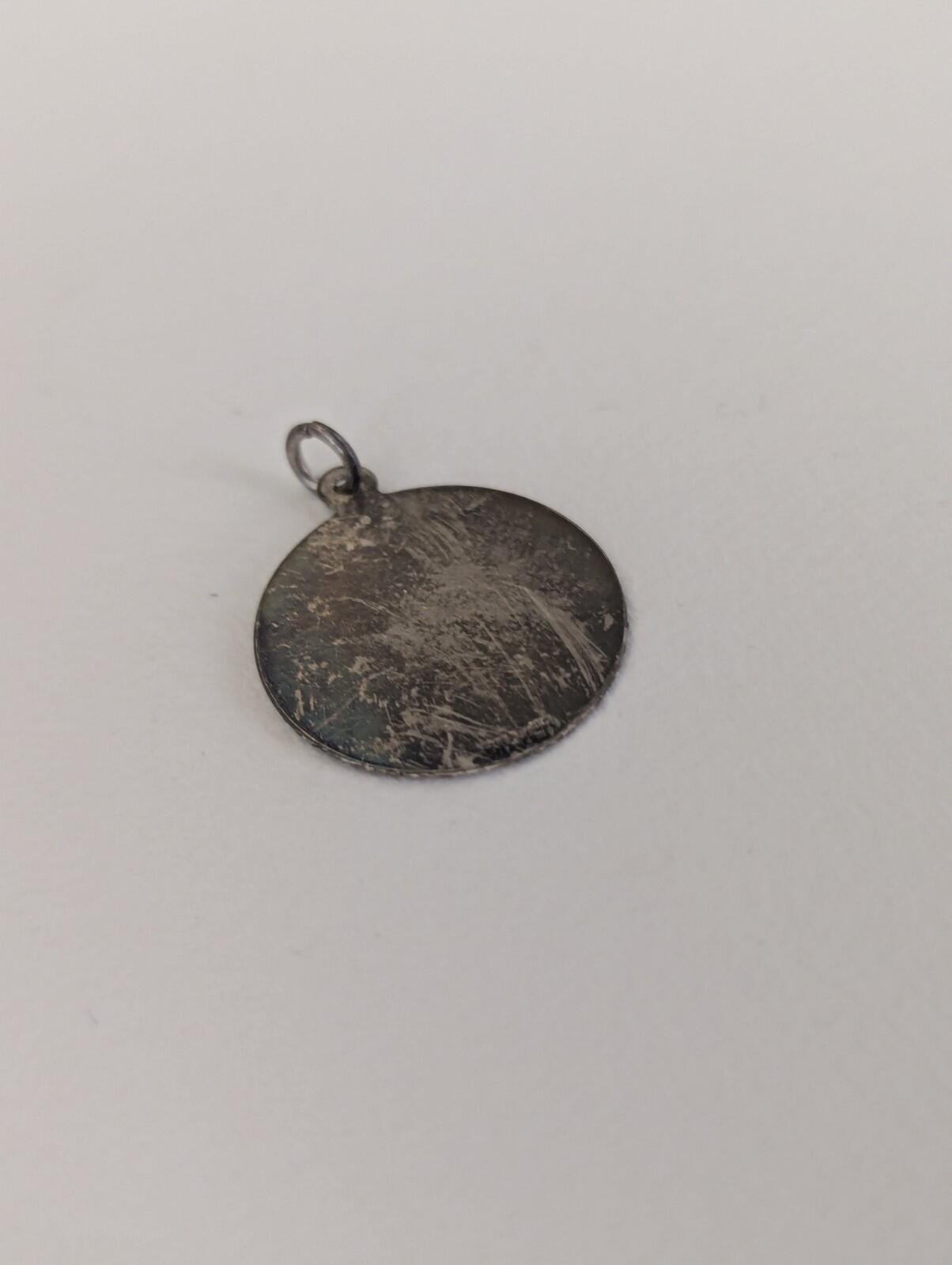 Vintage Sterling Silver St Christopher Pendant | 925 Silver - Image 4