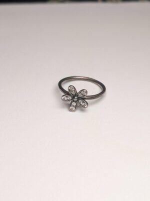 Genuine Sterling Silver Pandora Flower Ring | Size J | S925 ALE Silver