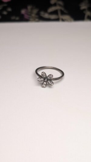 Genuine Sterling Silver Pandora Flower Ring | Size J | S925 ALE Silver