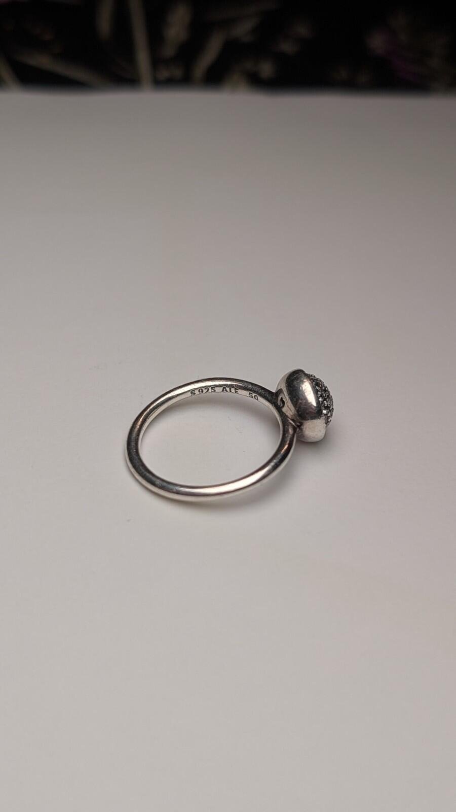 Genuine Sterling Silver Pandora Cluster Ring | Size K | S925 ALE Silver - Image 3