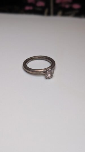 Genuine Sterling Silver Pandora CZ Ring | Size M 1/2 | S925 ALE Silver