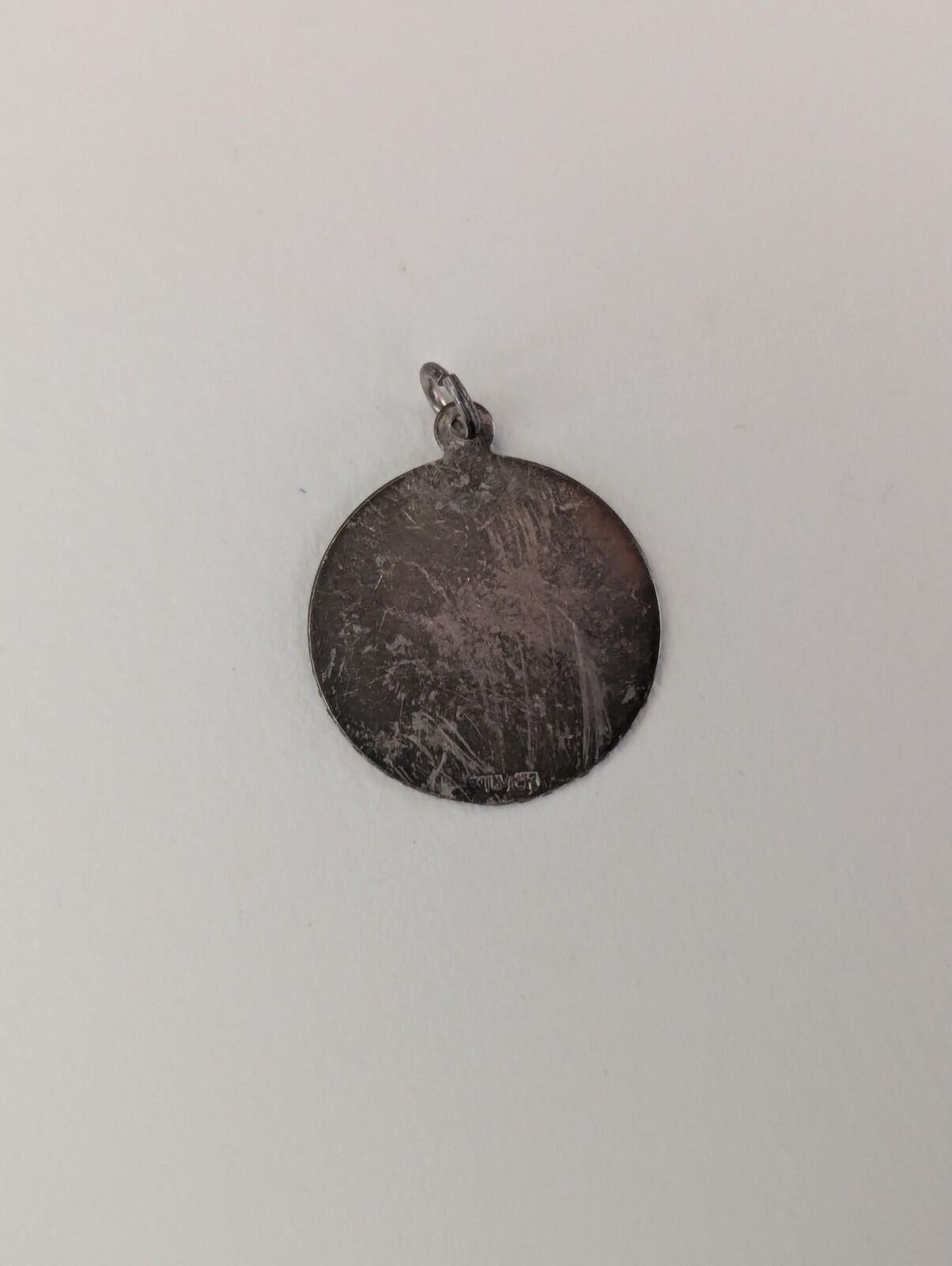 Vintage Sterling Silver St Christopher Pendant | 925 Silver - Image 5