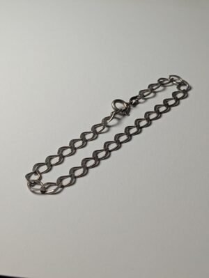 Vintage Sterling Silver Oval Link Chain Bracelet | Weight 3.20g | Length 18.5cm