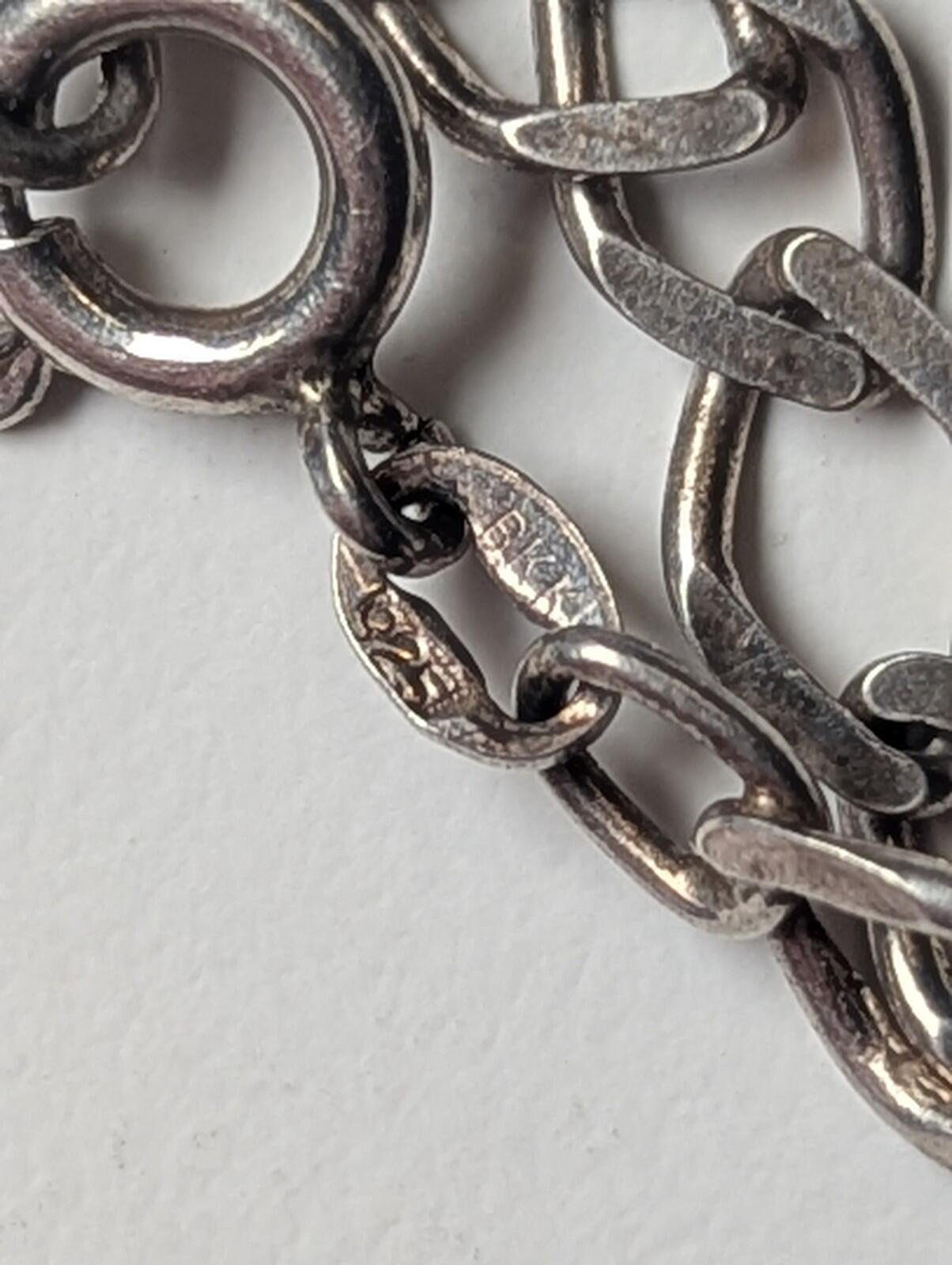 Vintage Sterling Silver Oval Link Chain Bracelet | Weight 3.20g | Length 18.5cm - Image 8