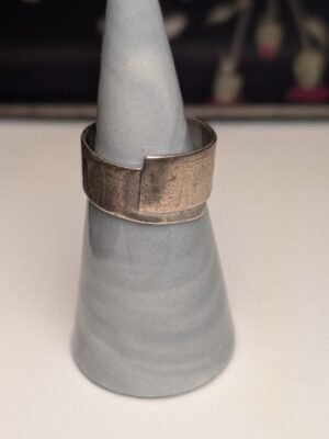 Vintage Sterling Silver Men's Band Ring | Size Q | 925 Silver