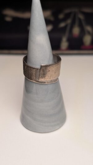 Vintage Sterling Silver Men's Band Ring | Size Q | 925 Silver