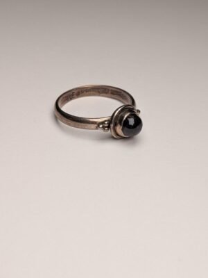 Vintage Sterling Silver Amethyst Ring | Q 1/2 | 925 Silver