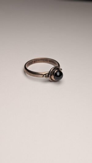 Vintage Sterling Silver Amethyst Ring | Q 1/2 | 925 Silver