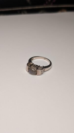Vintage Sterling Silver 2005 Moonstone Gemstone Ring | Size K | 925 Silver