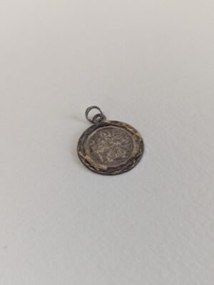 Vintage Sterling Silver St Christopher Pendant | 925 Silver