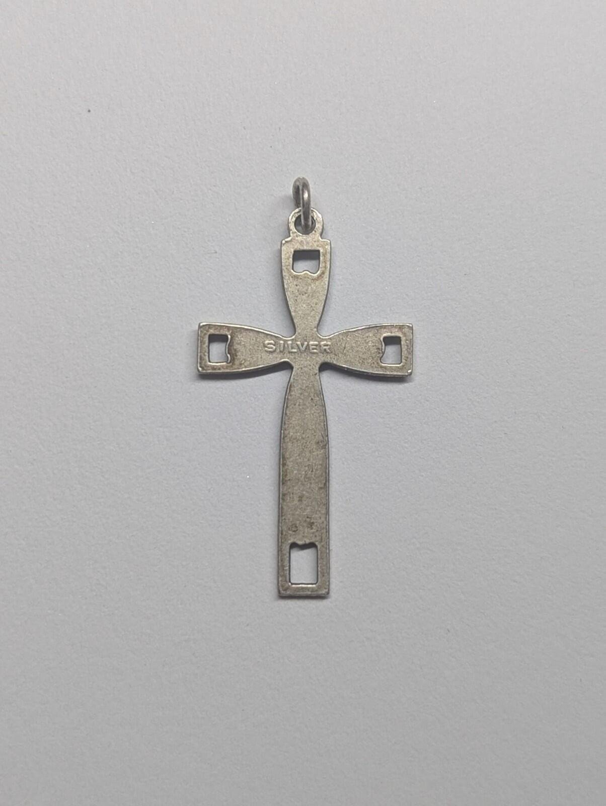 Vintage Sterling Silver Christian Cross | 925 Silver - Image 4