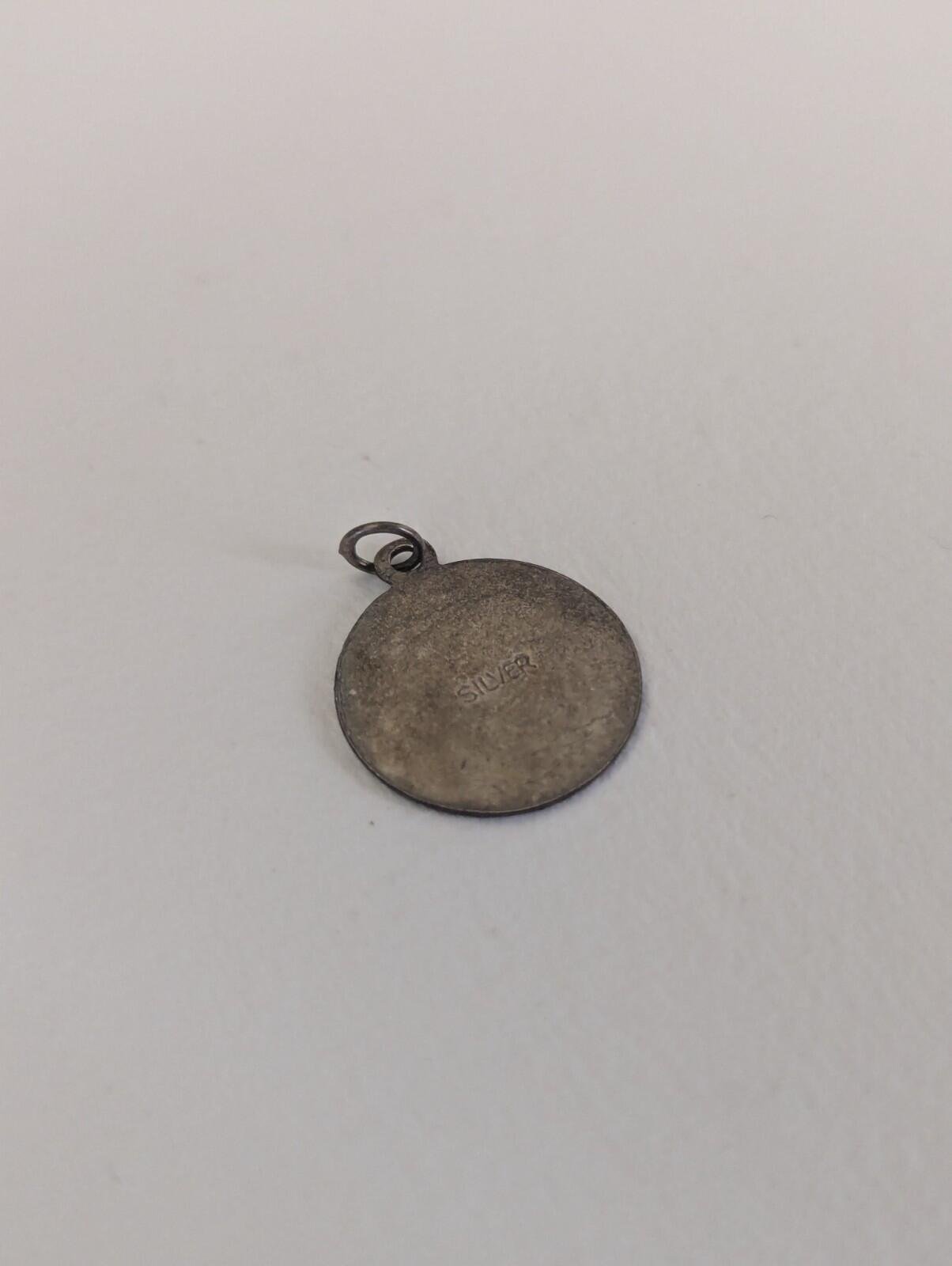 Vintage Sterling Silver St Christopher Pendant | 925 Silver - Image 4