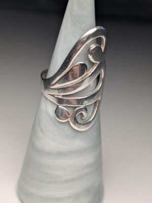 Vintage Sterling Silver Cocktail Ring | Size L 1/2 | 925 Silver