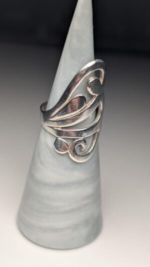 Vintage Sterling Silver Cocktail Ring | Size L 1/2 | 925 Silver
