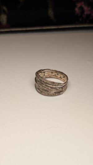 Vintage Sterling Silver Band Ring | Size R | 925 Silver