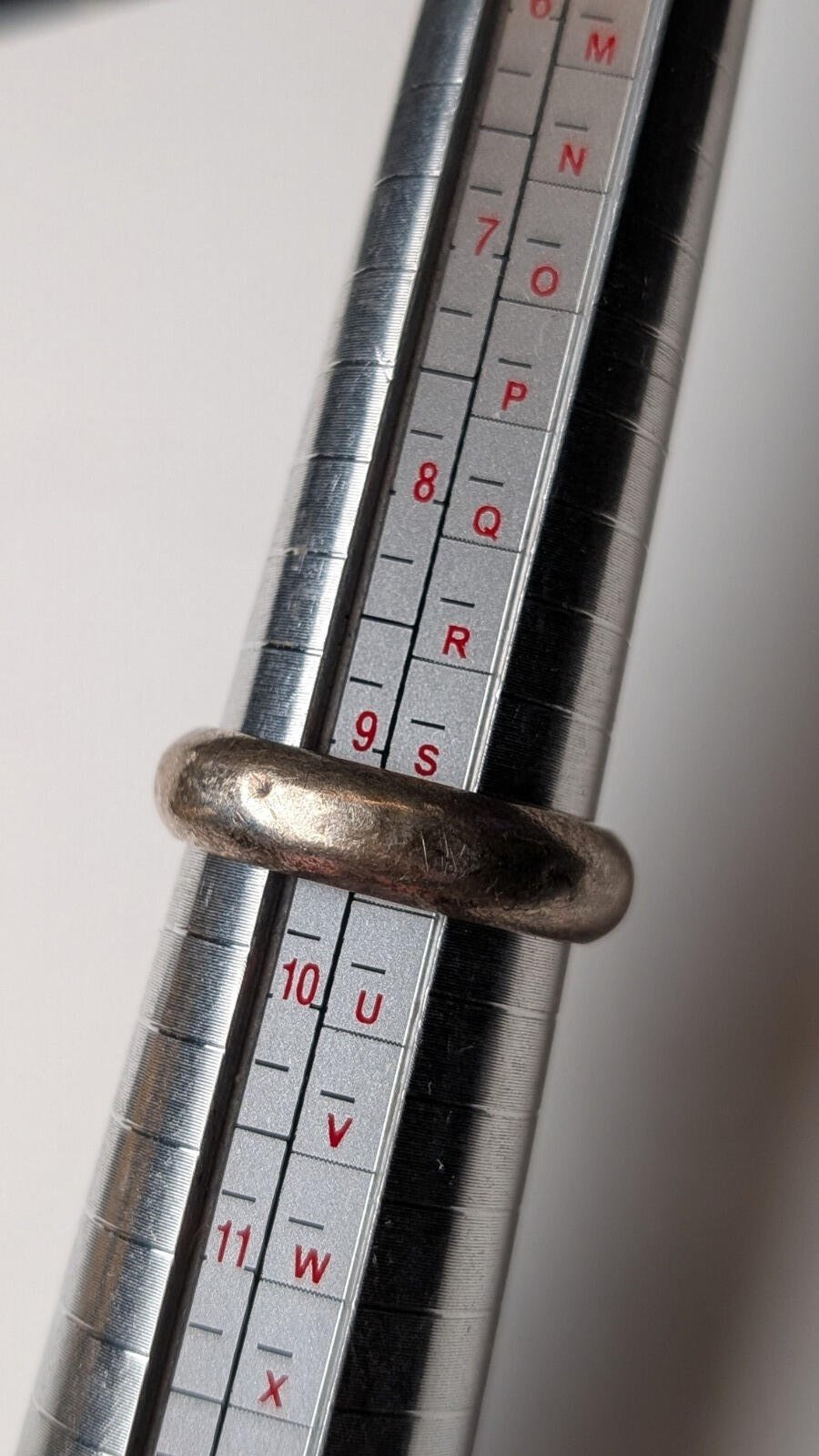 Vintage Sterling Silver Men's Band Ring | Size S 1/2 | 925 Silver - Image 4