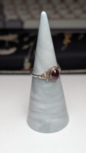 Vintage Sterling Silver Purple Amethyst Ring | Size M 1/2 | 925 Silver