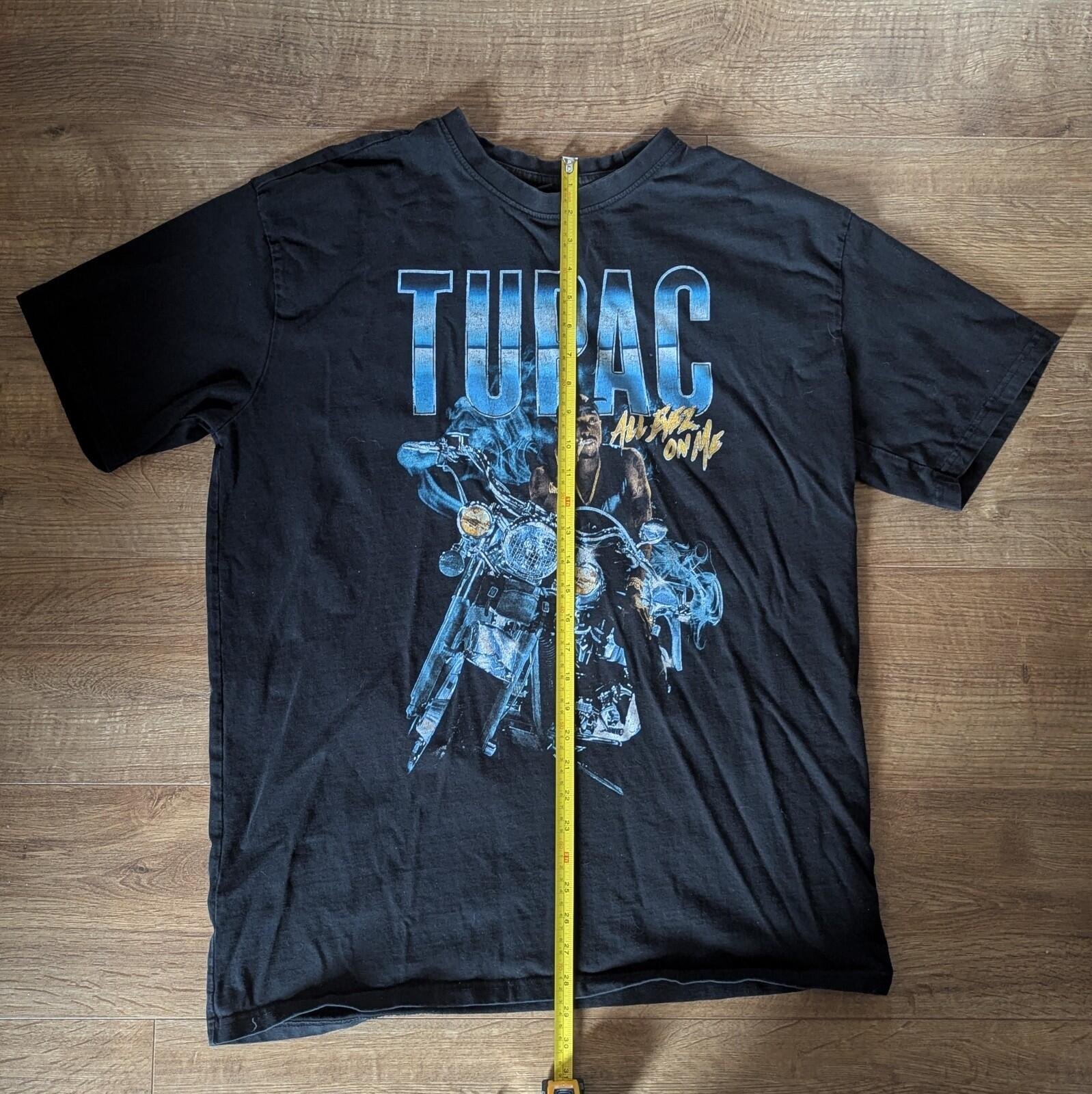 Vintage Style Tupac All Eyes On Me Black T Shirt | Size Extra Large | Tupac - Image 5