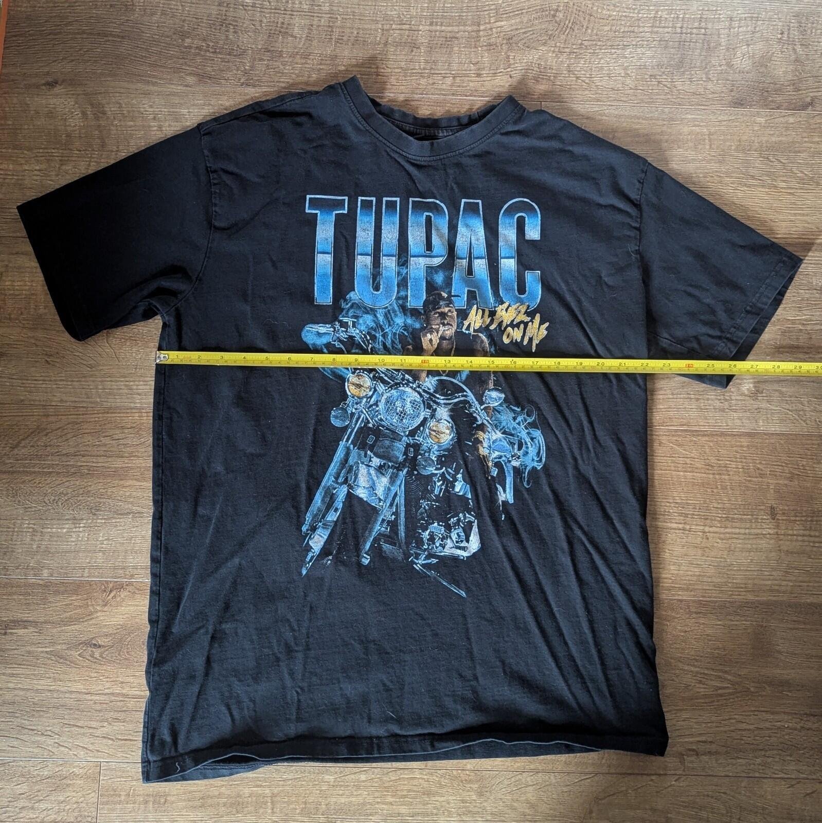 Vintage Style Tupac All Eyes On Me Black T Shirt | Size Extra Large | Tupac - Image 6