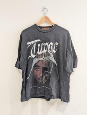 Vintage Style Tupac Black T Shirt | Size Large | Tupac