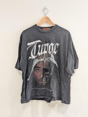Vintage Style Tupac Black T Shirt | Size Large | Tupac