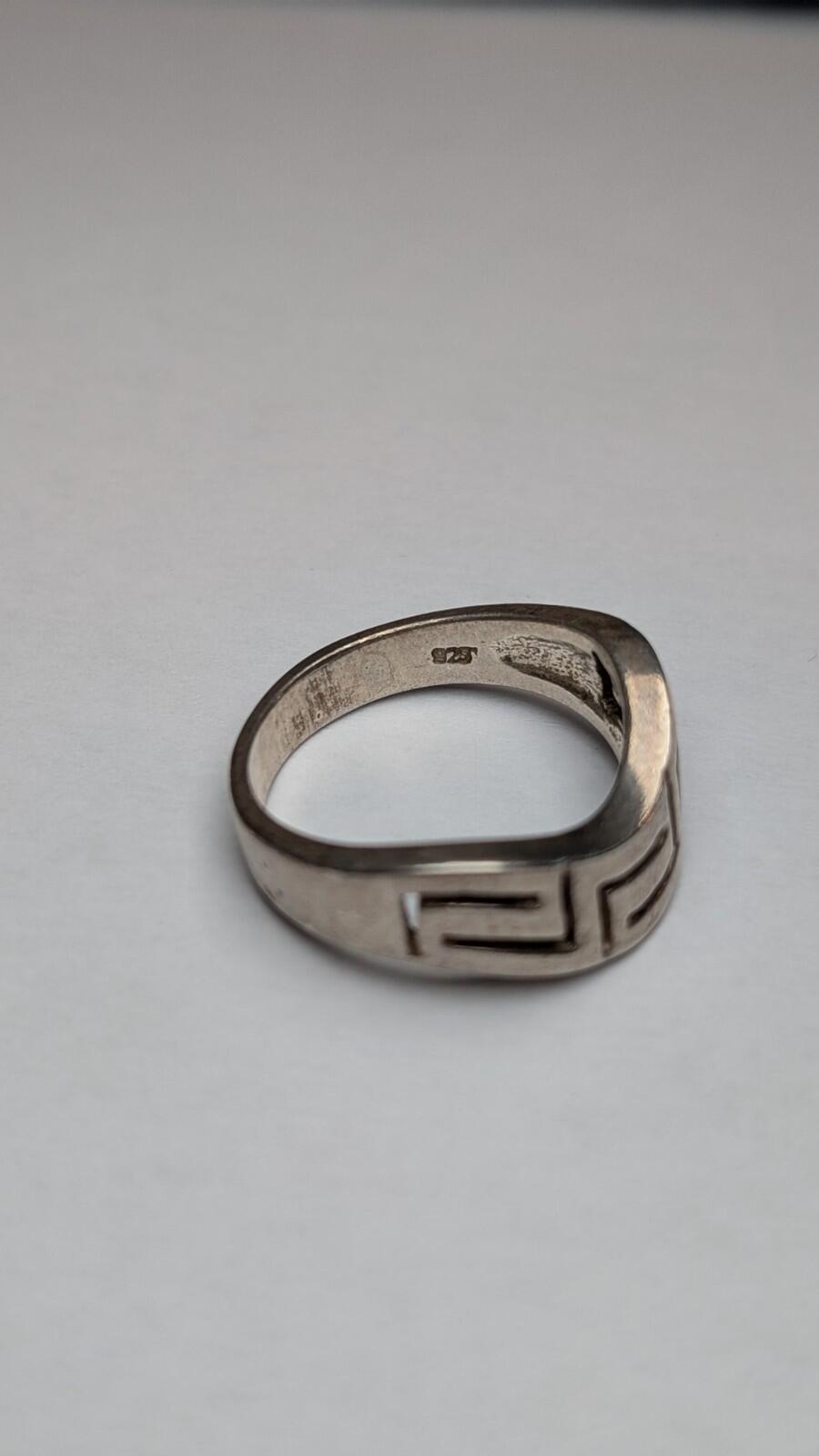 Vintage Sterling Silver Modernist Geometric Ring | Size U | 925 Silver - Image 5